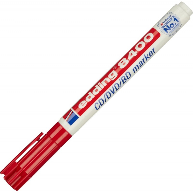 Маркер для CD EDDING E-8400/2 красный, 0,5-1 мм
