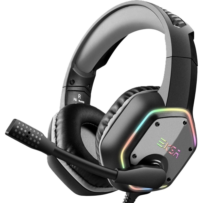 Гарнитура EKSA E1000 GY Проводная игровая (EKS-E1000-GY)