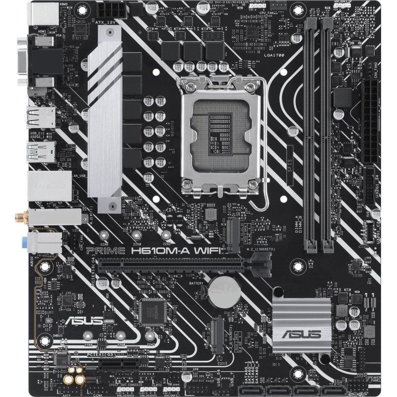 Материнская плата Asus PRIME H610M-A WIFI s1700 2xDDR5 mATX