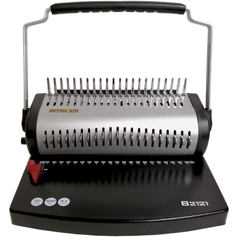 Брошюровщик Office Kit B2121, А4 20л./500л., пл.пруж