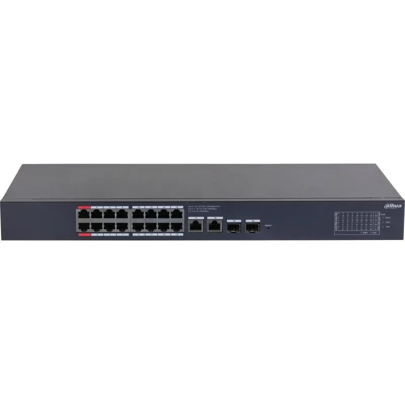 Коммутатор Dahua DH-CS4220-16GT-190 16-порт,(1000BASE-T/SFP),управл
