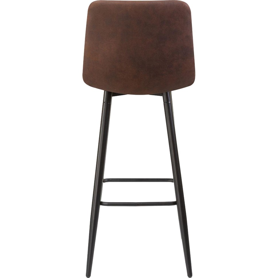 Стул барный LO_DOBRIN NICOLE LML-8078_B-M_MF-PK-03 черные мат./корич.микро Стул барный LO_DOBRIN NICOLE LML-8078_B-M_MF-PK-03 черные мат./корич.микро