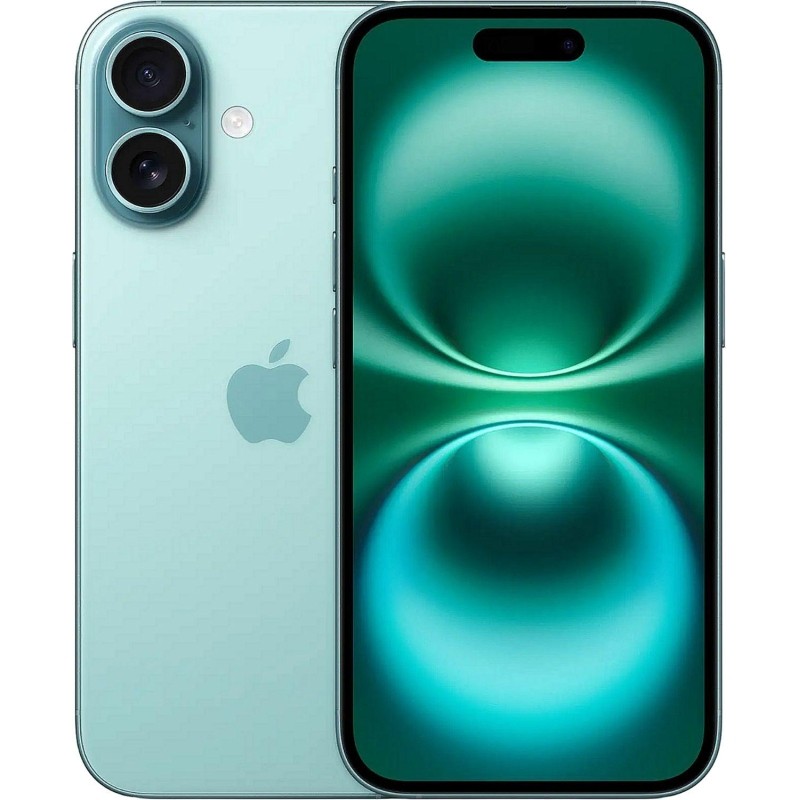 Смартфон Apple iPhone 16 A3287 256Gb бирюзовый(MYEJ3HN/A)