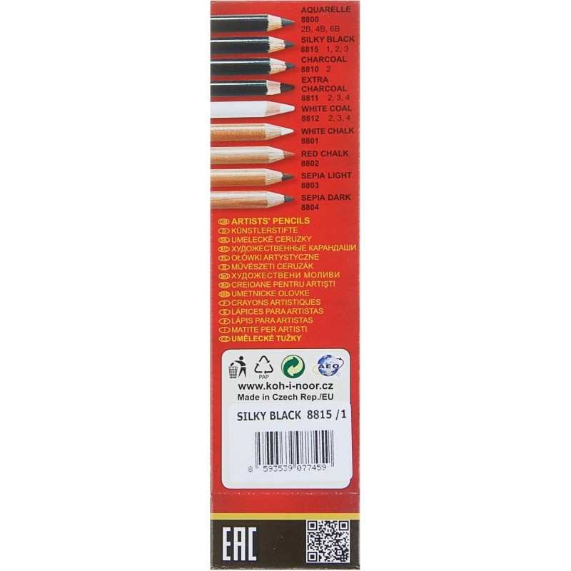 Карандаш цветной KOH-I-NOOR GIOCONDA SILKY B черный матовый 8815001001KS