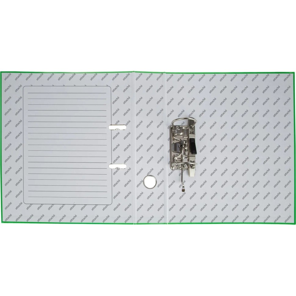 Папка-регистратор 75мм Attache Neon А4 зеленый б/мет уголка, лам картон Папка-регистратор 75мм Attache Neon А4 зеленый б/мет уголка, лам картон