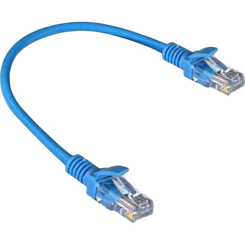 Патч-корд ExeGate UTP-RJ45-RJ45-5e-0,3M-LSZH-BL, 5e, 0.3м,син &lt;EX286371RUS