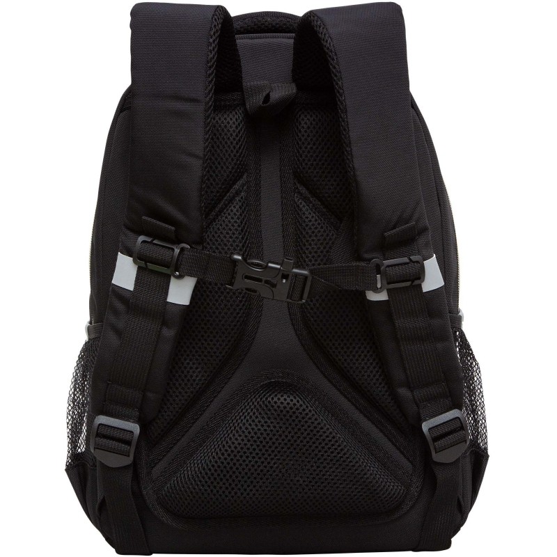 Рюкзак школьный GRIZZLY,2 отд RG-460-5/1,Черный,для девочки