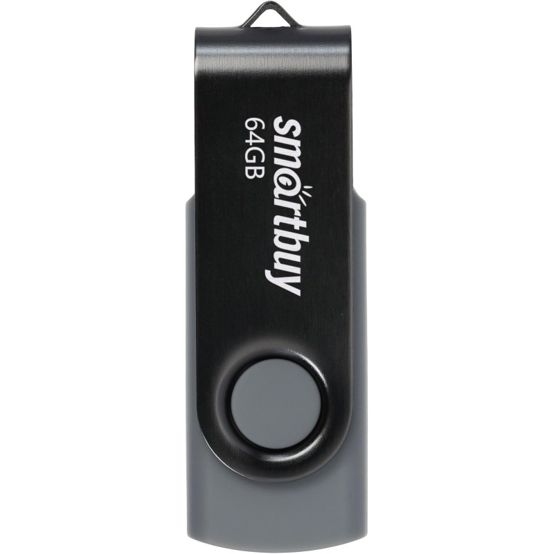 Флеш-память SmartBuy UFD 2.0 064GB Twist Black (SB064GB2TWK)