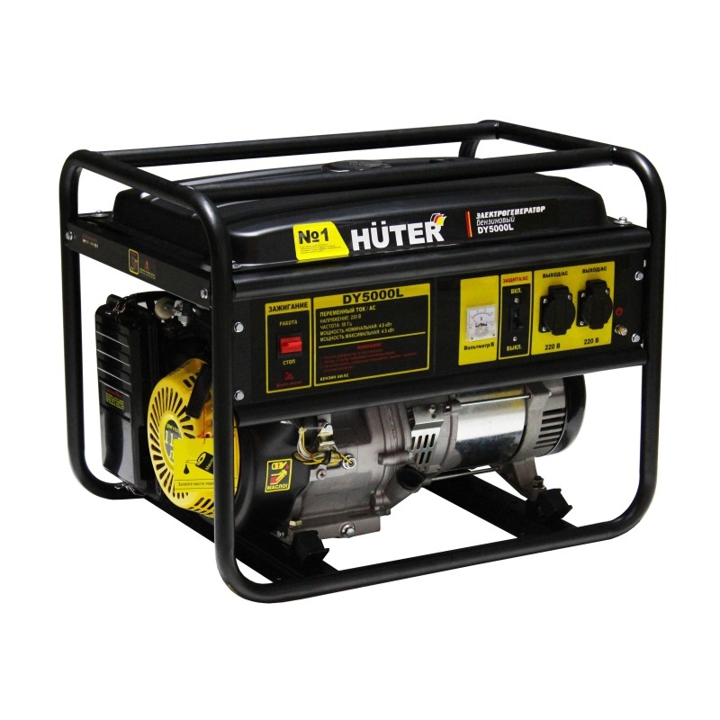 Генератор бензиновый HUTER DY5000L, 4.0кВт (64/1/5)