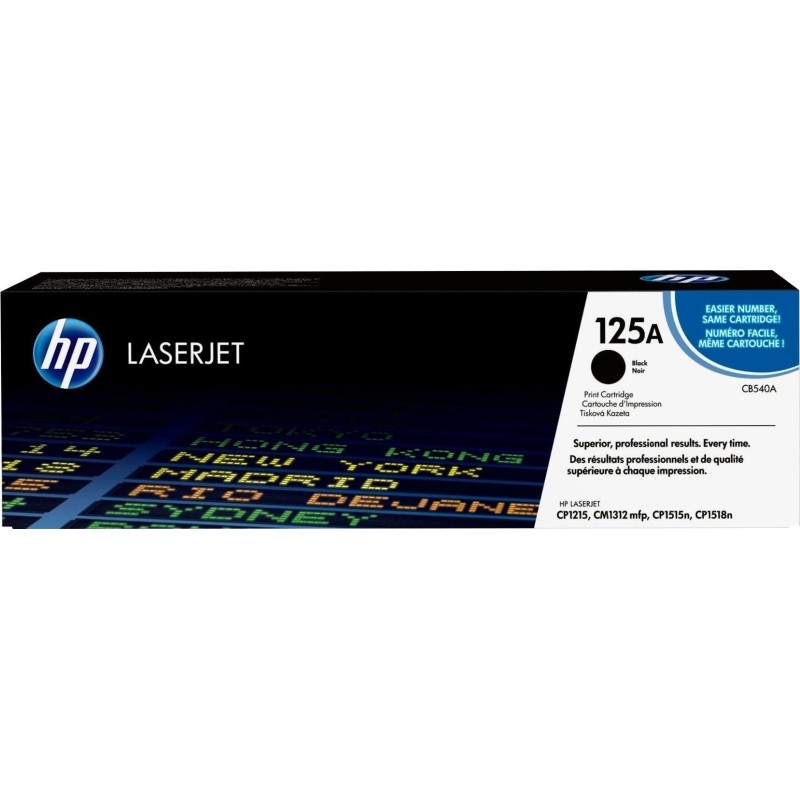 Картридж лазерный HP 125A CB540A чер. для LJ CP1215/1515
