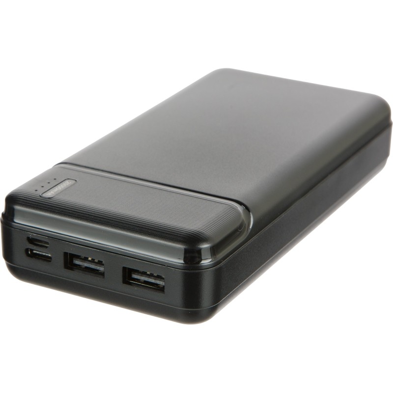 Внешний аккумулятор ProMega C-PBQ8, 20000mAh, 2.1A, Type-C/MicroUSB+к, чер