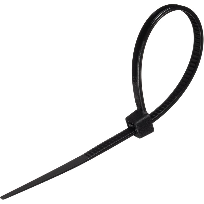 Стяжка (хомут) 100 мм x 2,5 мм,Bigtech BT-CT-100-25-B,нейлон,черн,100 шт/уп