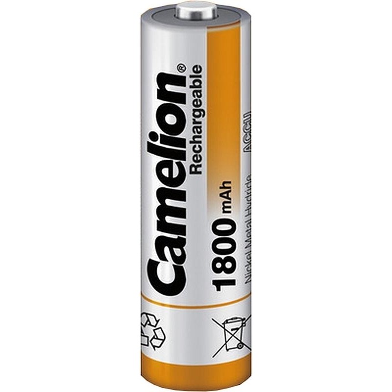 Аккумулятор Camelion AA-1800mAh 2шт/бл(NH-AA1800BP2,1.2В) (3001)