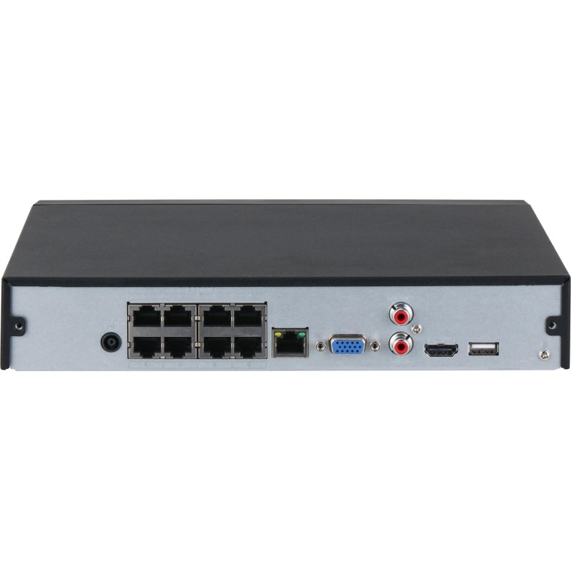 IP-видеорегистратор DAHUA DHI-NVR2108HS-8P-I2 8-кан,PoE,4K,H.265+,1SATAIII
