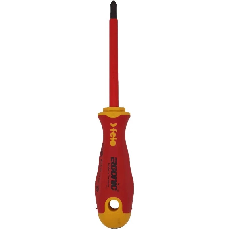 Отвертка диэлектрическая Ergonic  крестовая PZ 2X100 Felo 41520390