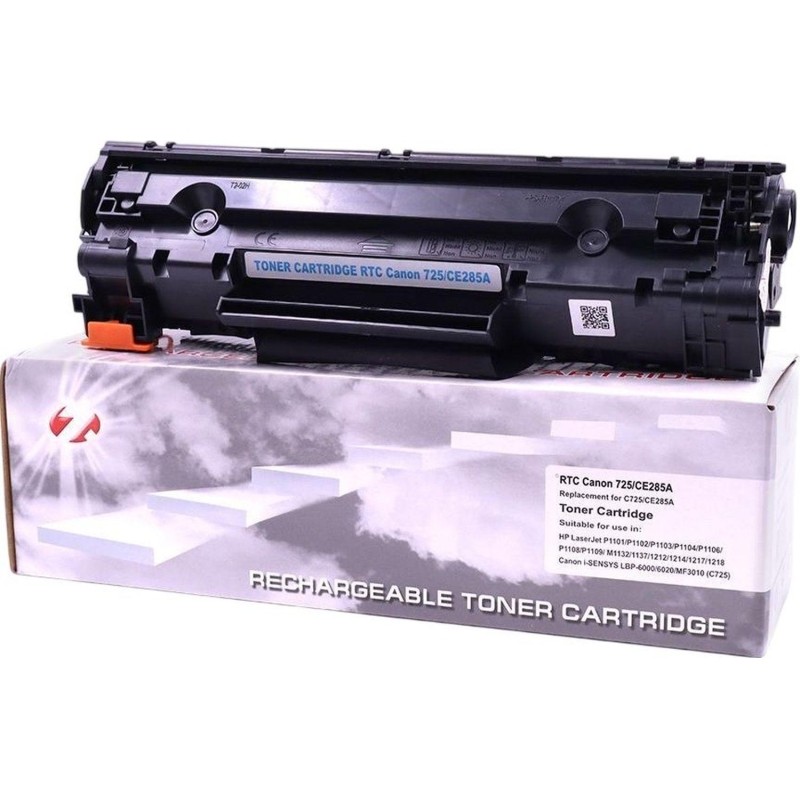 Тонер-картридж 7Q для HP LJ P1102 CE285A/Canon 725 (1.6k) compact box