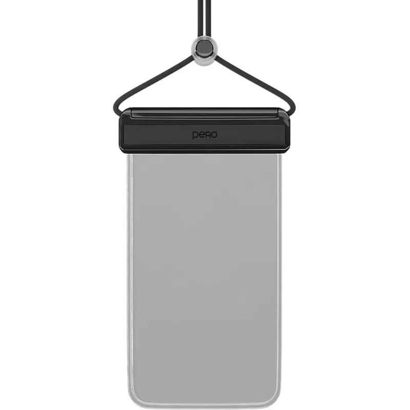 Чехол PERO влагозащитный для смартфона SB04 WATERPROOF BAG черный