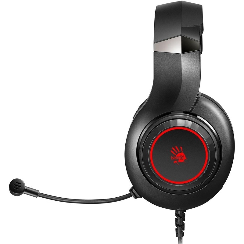 Гарнитура A4Tech Bloody (G220 AUX3.5-4PIN + USB) черный 2м мониторные