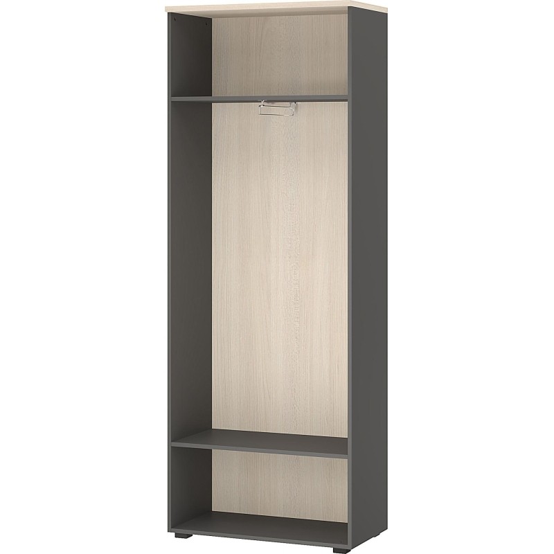 Гардероб узкий К-Loft 241H010 выс.2106 дуб скандин./графит