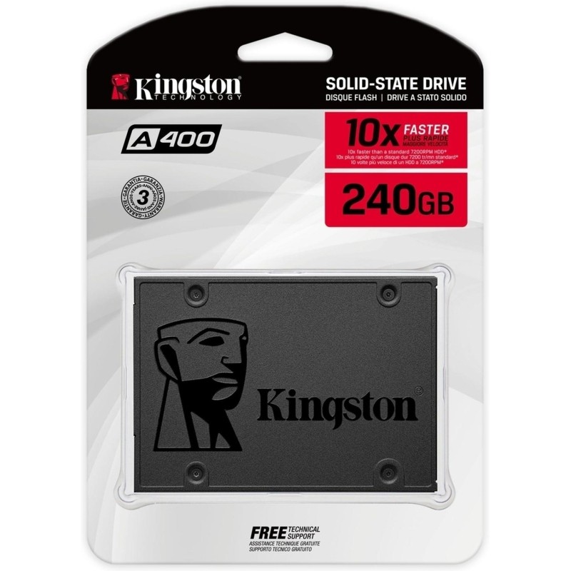 SSD накопитель Kingston A400 240G 2,5 SATA (SA400S37/240GIN)