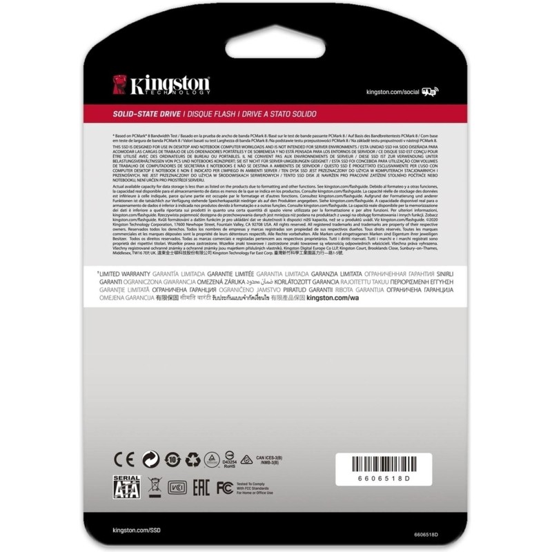 SSD накопитель Kingston A400 240G 2,5 SATA (SA400S37/240GIN)