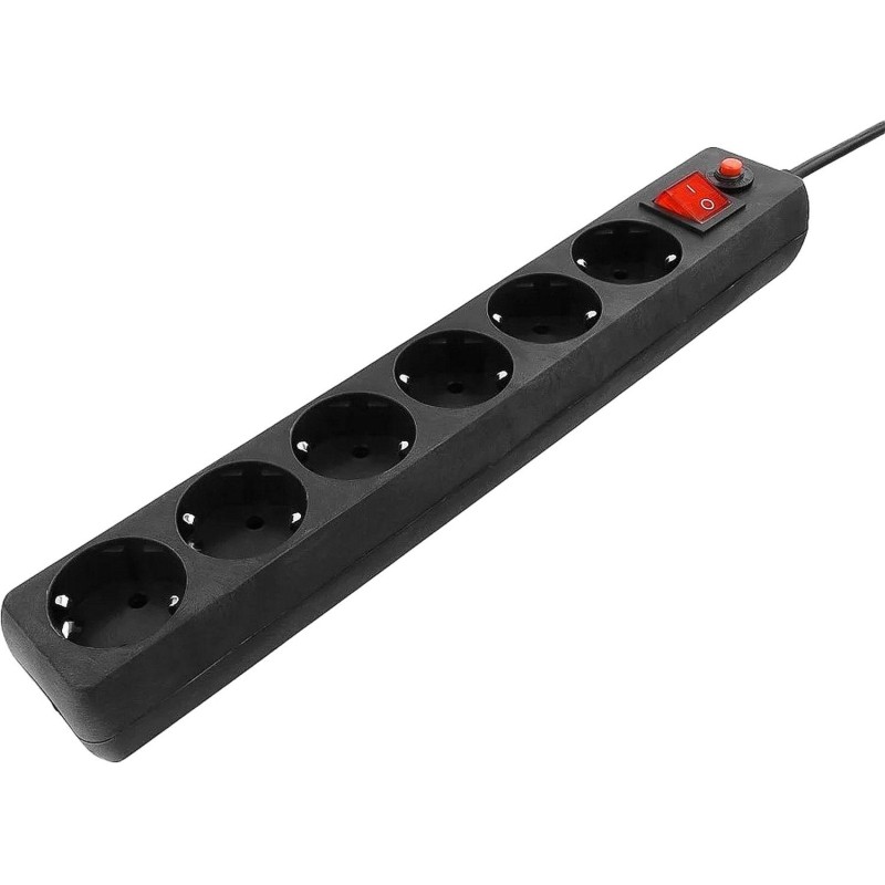 Сетевой фильтр Гарнизон ECL-5-UPS-B-1.8 для ИБП, 5р/1,8м, 10А, черный