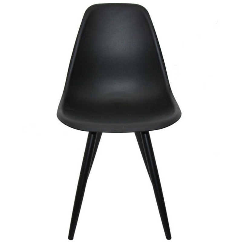 Стул Комус EAMES PLAST HN BLACK (BOX-4) (KM) RU K02 черный/черный