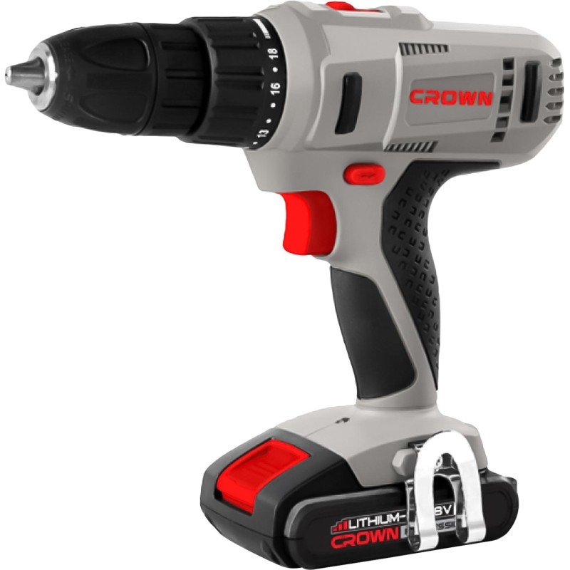 Дрель-шуруповерт аккумуляторная CROWN CT21056L-1.5 BMC