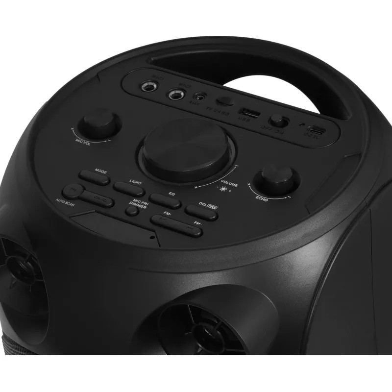 Акустическая система Digma D-MC1720 черный 80Вт/FM/USB/BT/micro SD