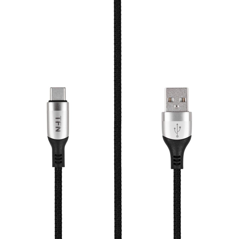 Кабель интерфейсный TFN USB - TypeC, 1.2м. никель (TFN, TFN-C-BLZ-AC1 M-NI)