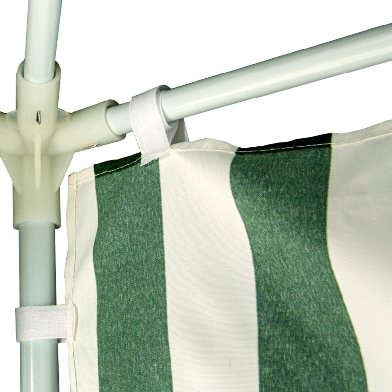 Тент LS_ Стенка д/сад.Тента Green Glade 4110 1,95х2,95м полиэс.с окном зел