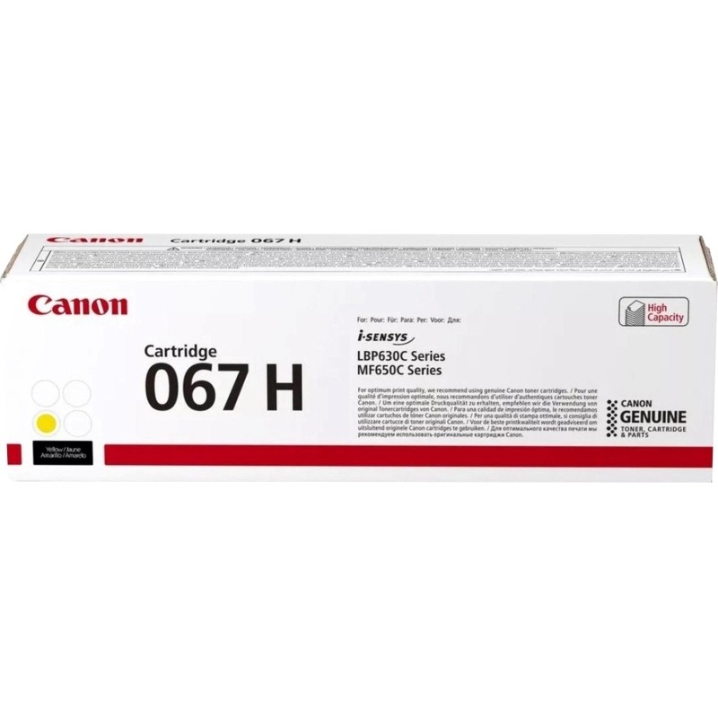 Тонер-картридж Canon CRG 067 H Y (5103C002)