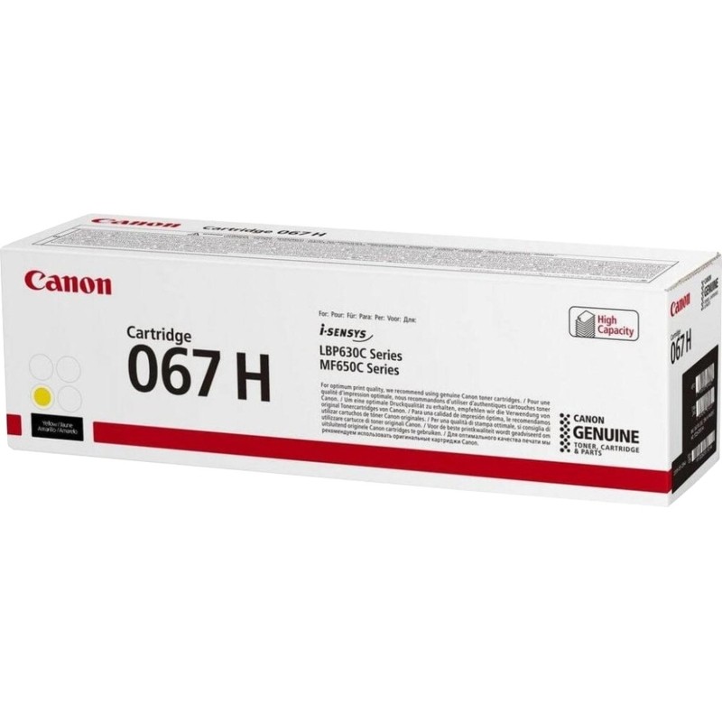 Тонер-картридж Canon CRG 067 H Y (5103C002)