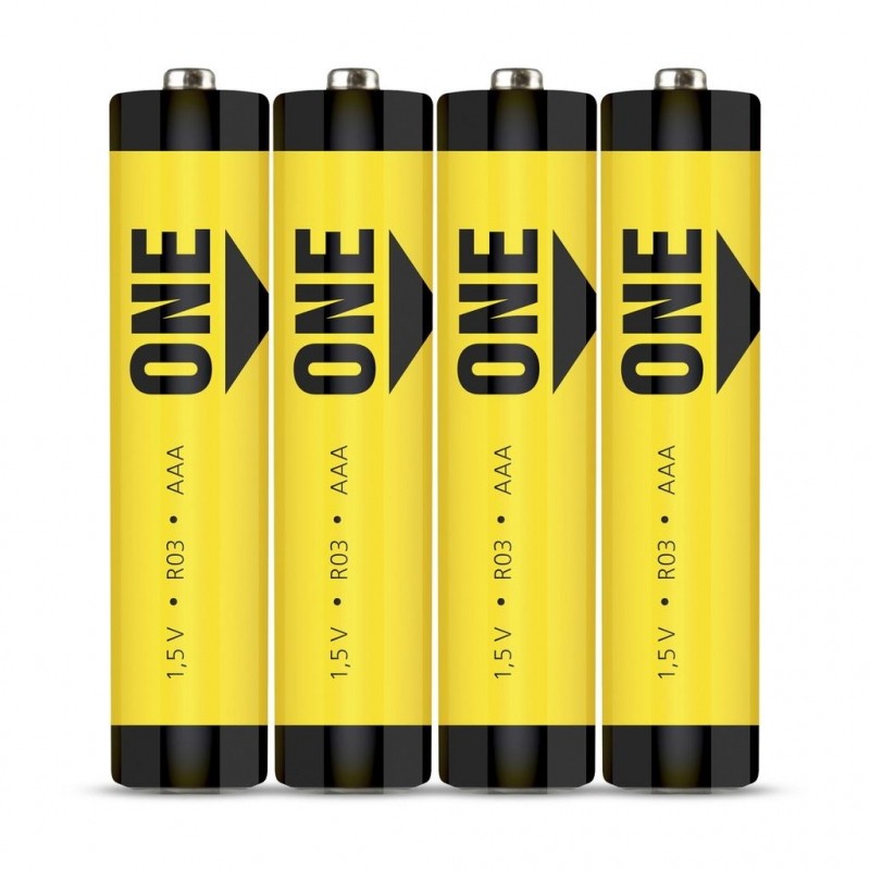 Батарейка Smartbuy AAA солевая ONE R03/4S (60/600) (SOBZ-3A04S-Eco) 4шт