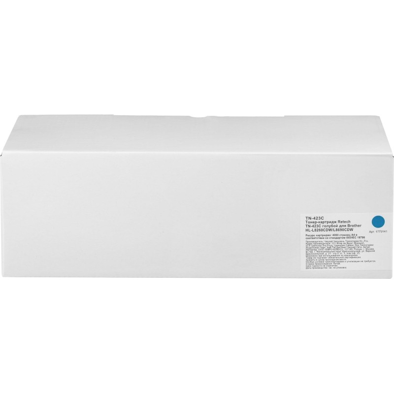Тонер-картридж Retech TN-423C гол. для Brother HL-L8260CDW/L8690CDW
