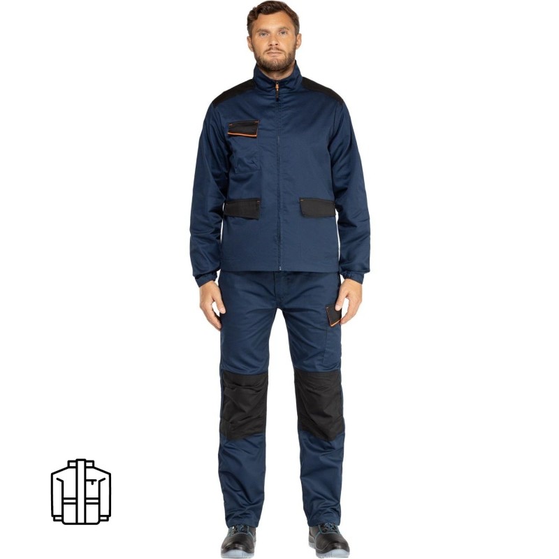 Куртка летняя муж MACH1 Range цв. cиний/оранж, р.L (арт. M1VE2BMGT)