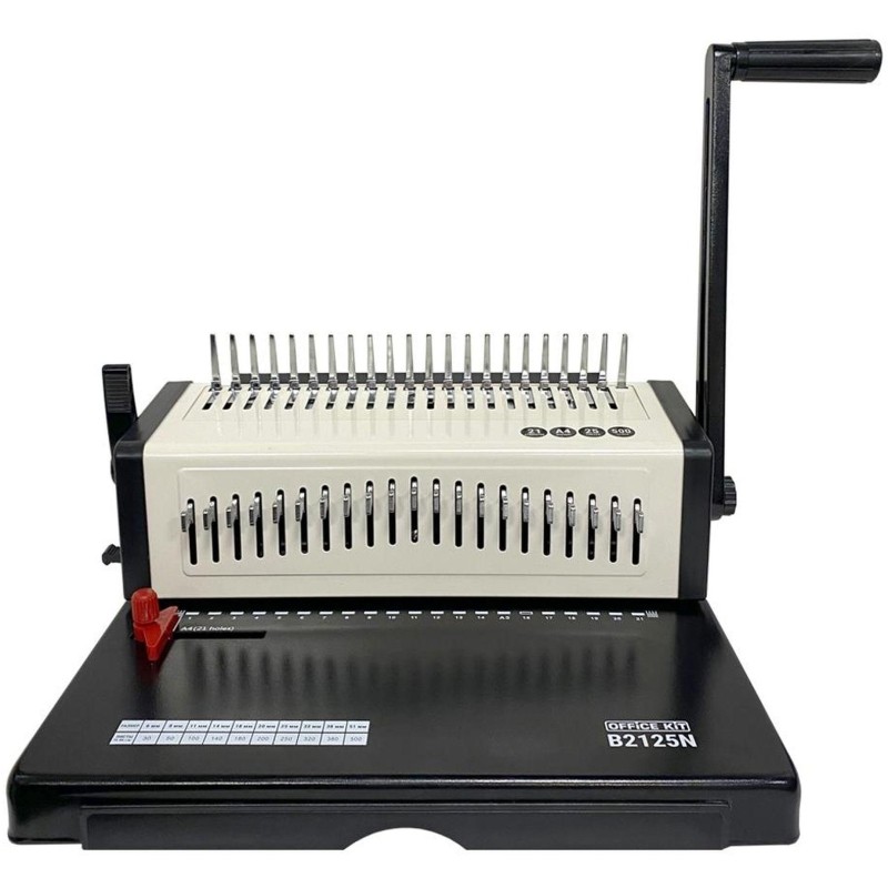 Брошюровщик Office Kit B2125N, А4, 25л./500л., пл. пруж