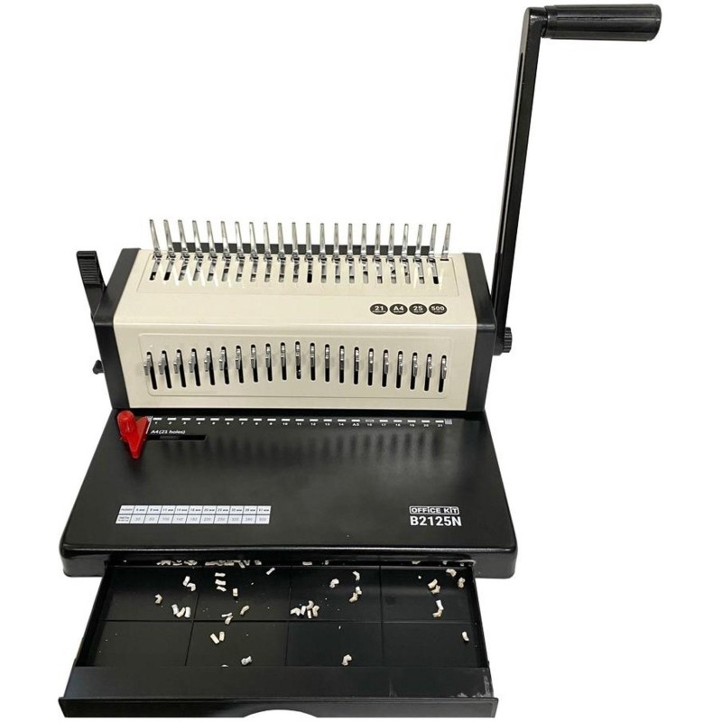Брошюровщик Office Kit B2125N, А4, 25л./500л., пл. пруж