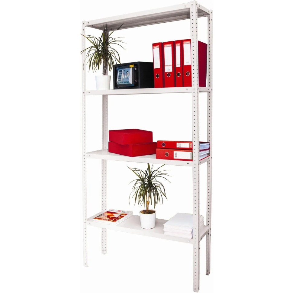 Стеллаж металлический P_МС-15/47 с 4-мя полками 700х400х1500