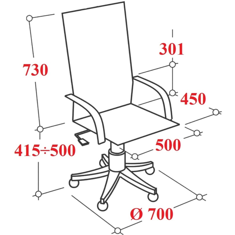 Кресло MT_Samurai SL-1.04 MPES, арм.сетка/кожа темно-коричневый (312421712)