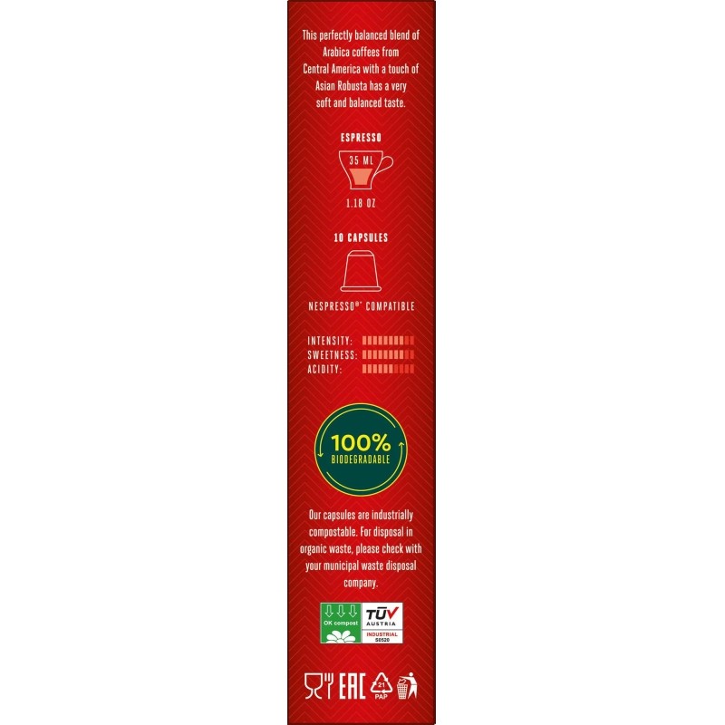 Кофе в капсулах Julius Meinl Эспрессо Крема BIO, 10 кап (94029)