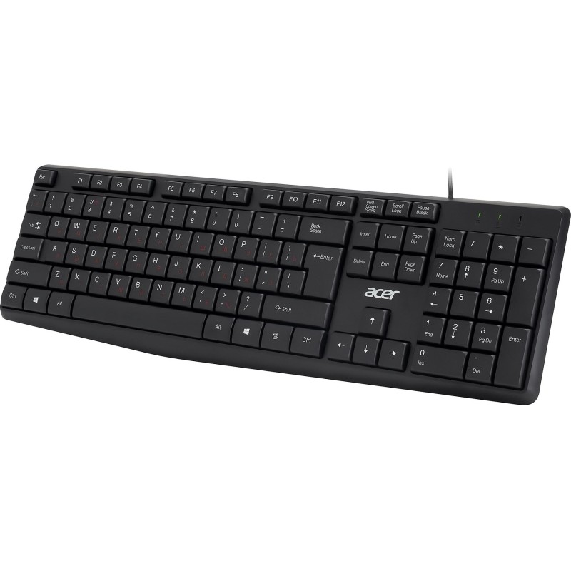 Набор клавиатура+мышь Acer OMW141 кл/мышь:черный USB (ZL.MCEEE.01M)
