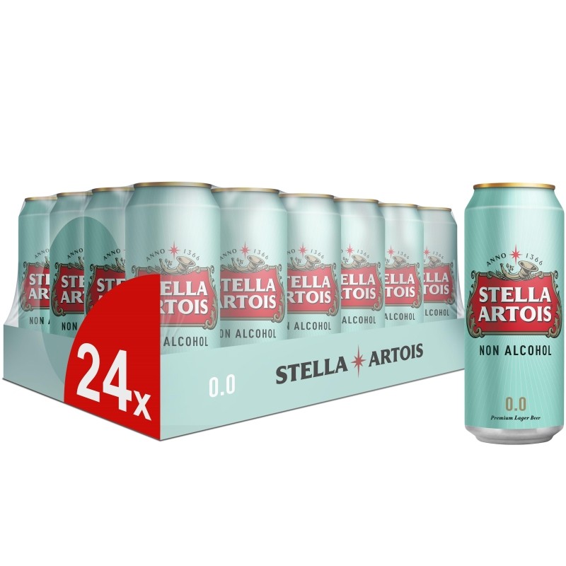 Пиво безалкогольное Stella Artois светлое пастеризованное 0,45л ж/б.  шт