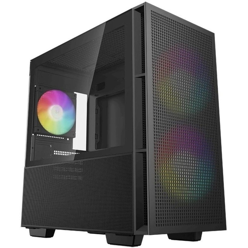 Корпус Deepcool CH360 чер.без БП mATX 7x120mm 3x140mm USB3.0 audio bott PSU