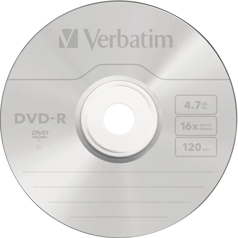 Носители информации DVD-R, 16x, Verbatim Azo, Slim/20 20шт в уп(43547)