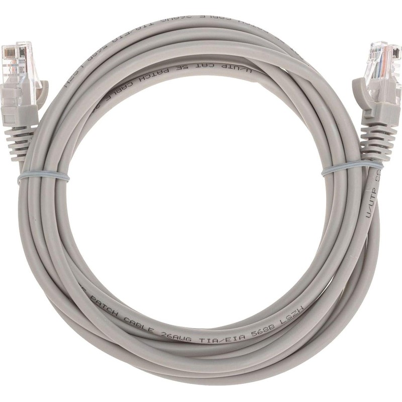 Патч-корд REXANT (02-0100-3) U/UTP, CAT 5e, 26AWG, LSZH, серый, 3м
