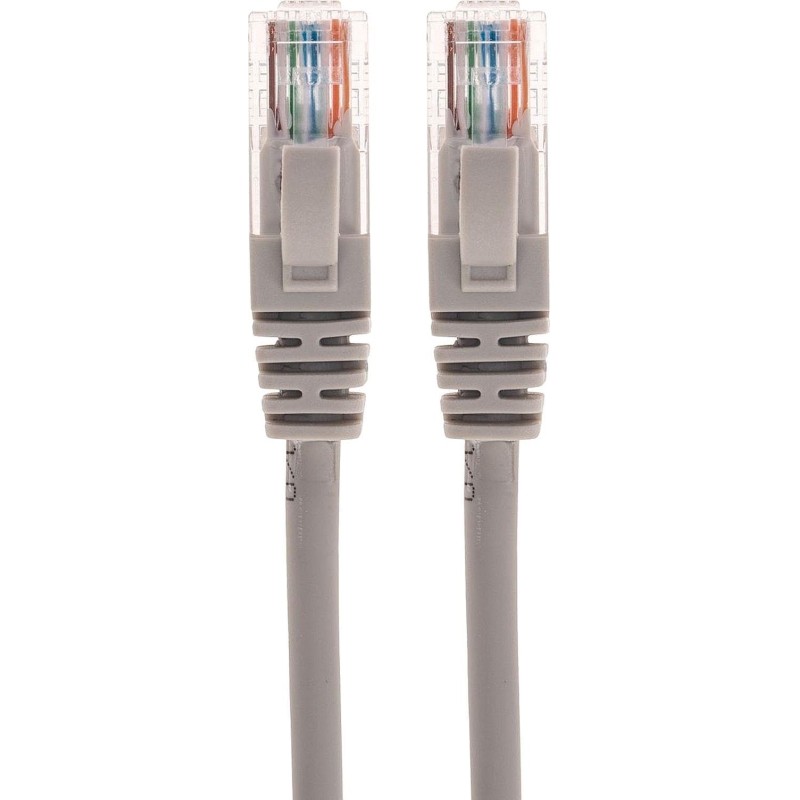 Патч-корд REXANT (02-0100-3) U/UTP, CAT 5e, 26AWG, LSZH, серый, 3м