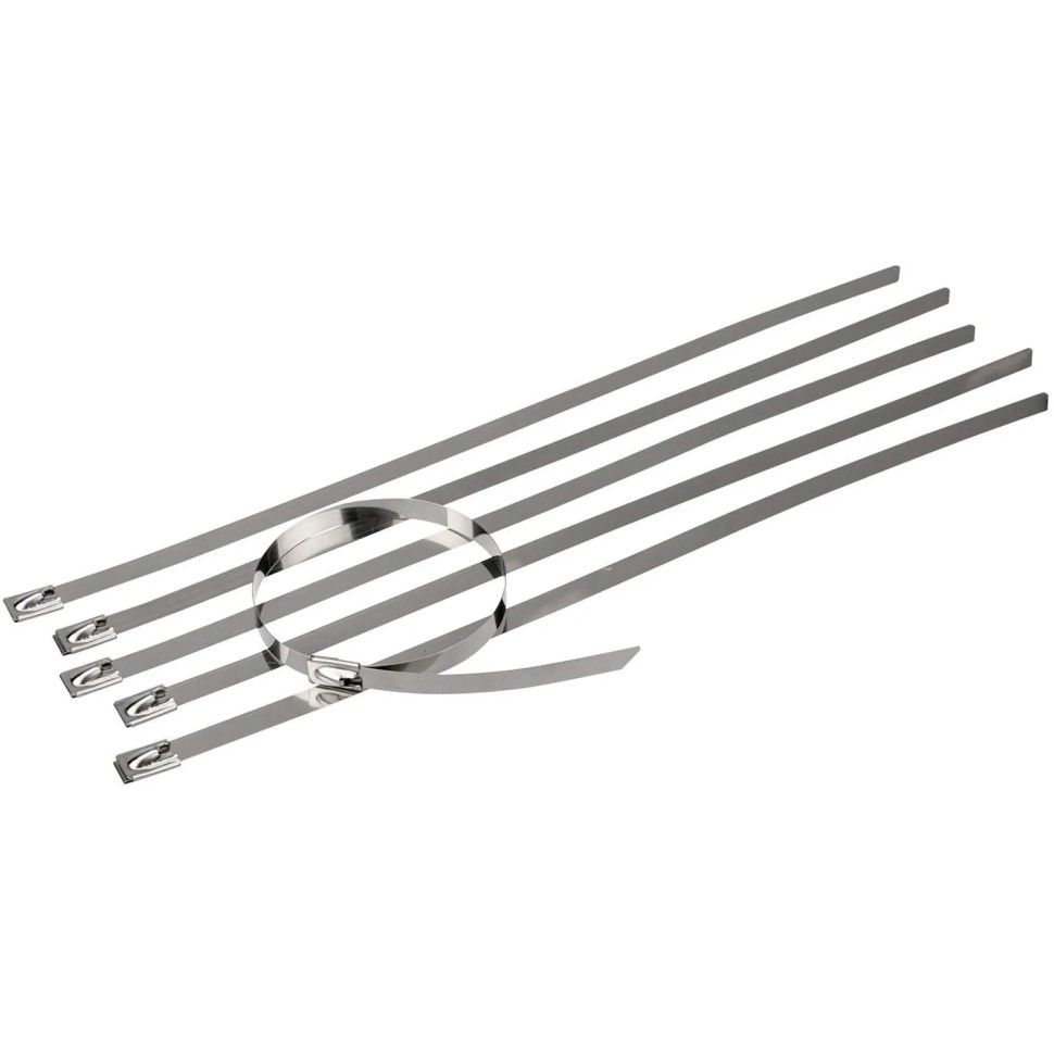 Хомут стяжка кабельная стальная 300x4,6мм REXANT (50 шт/уп) 07-0308 Хомут стяжка кабельная стальная 300x4,6мм REXANT (50 шт/уп) 07-0308