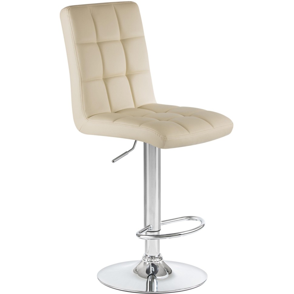 Стул барный LO_DOBRIN KRUGER LM-5009 кремовый/хром