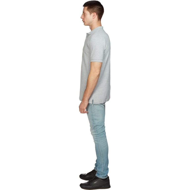 Рубашка Поло (190г.) кор.рукав серая (XL)